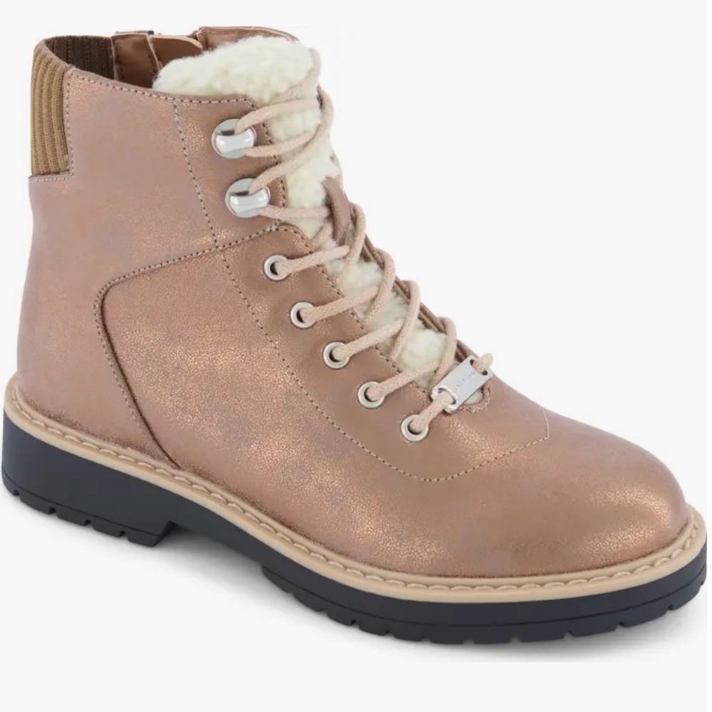 Kids Marc Fisher Jade Faux Shearling Lined Boots